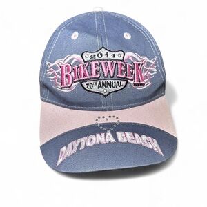 Women’s Y2K girly 2011 Bike Week 70th Annual Daytona Beach Baseball Cap